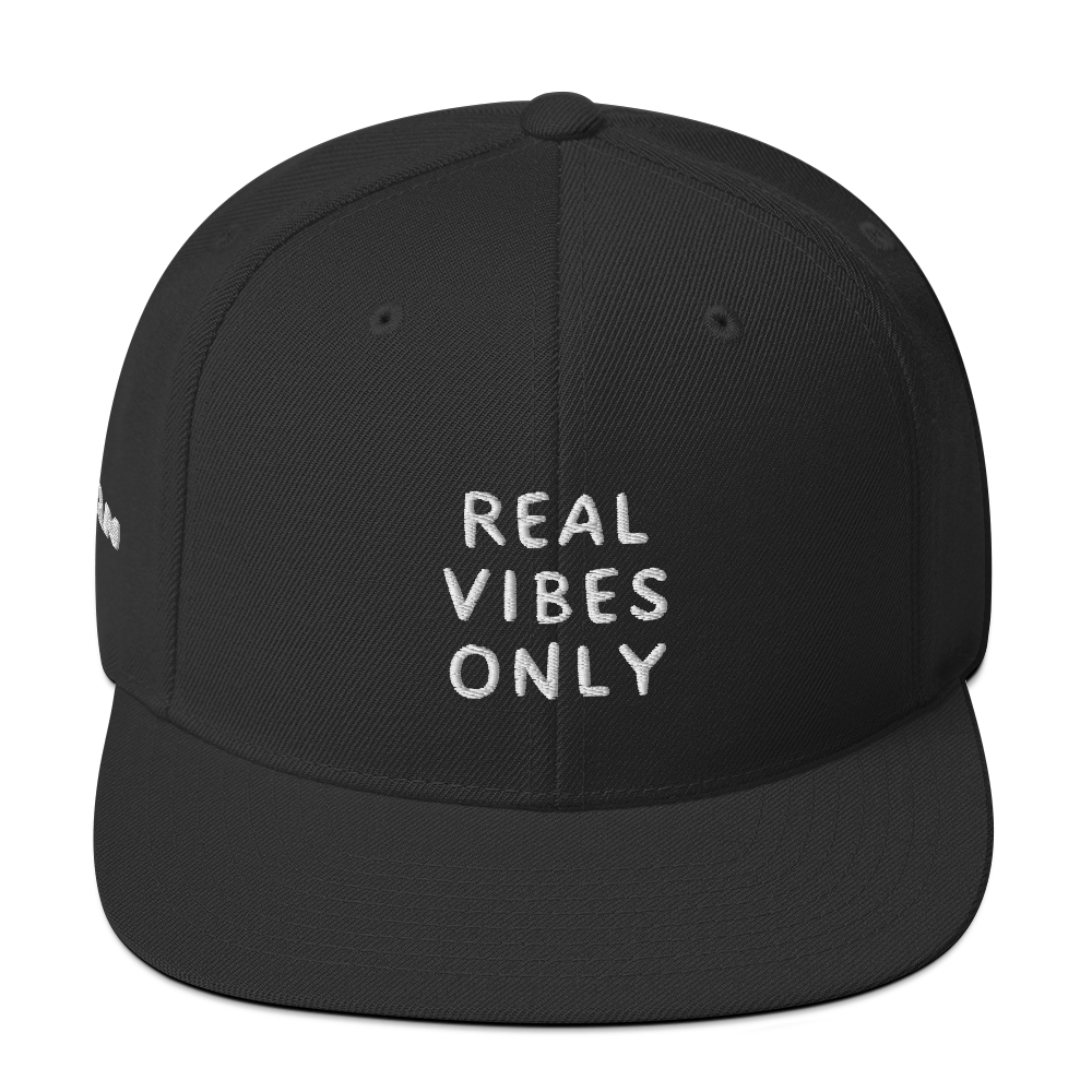 REAL VIBES ONLY | Snapback Hat