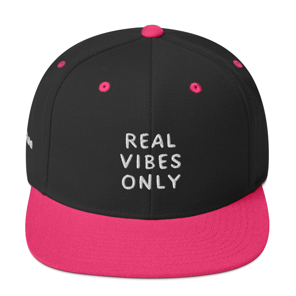 REAL VIBES ONLY | Snapback Hat