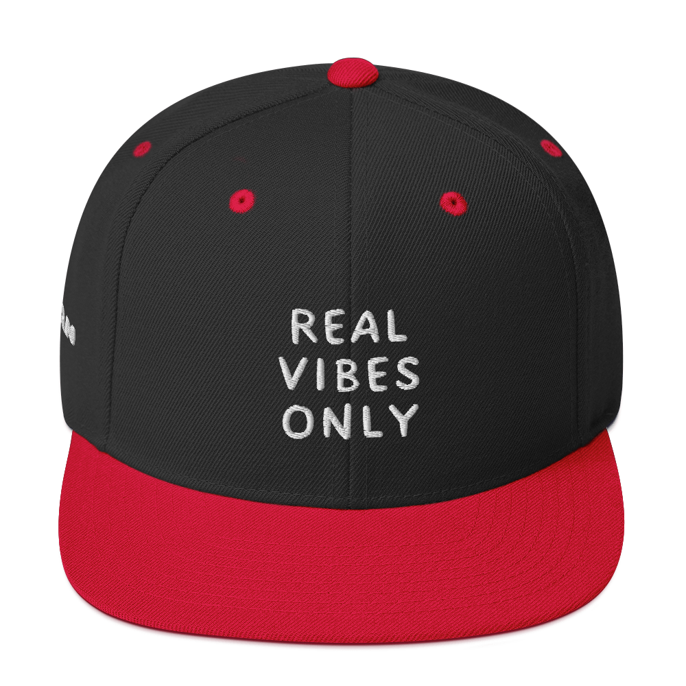 REAL VIBES ONLY | Snapback Hat