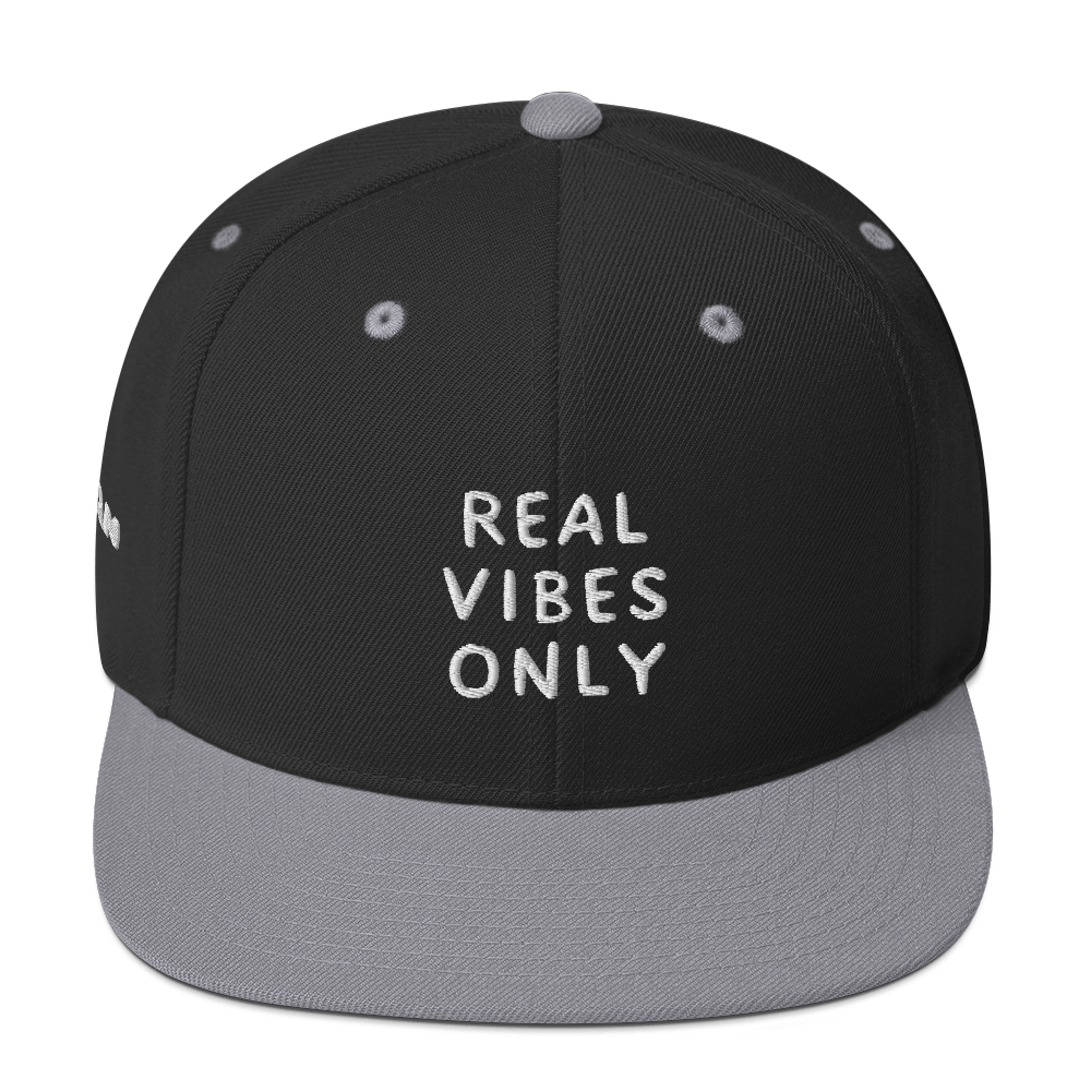 REAL VIBES ONLY | Snapback Hat