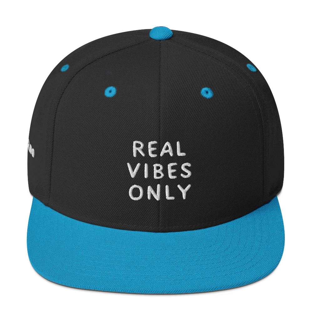 REAL VIBES ONLY | Snapback Hat