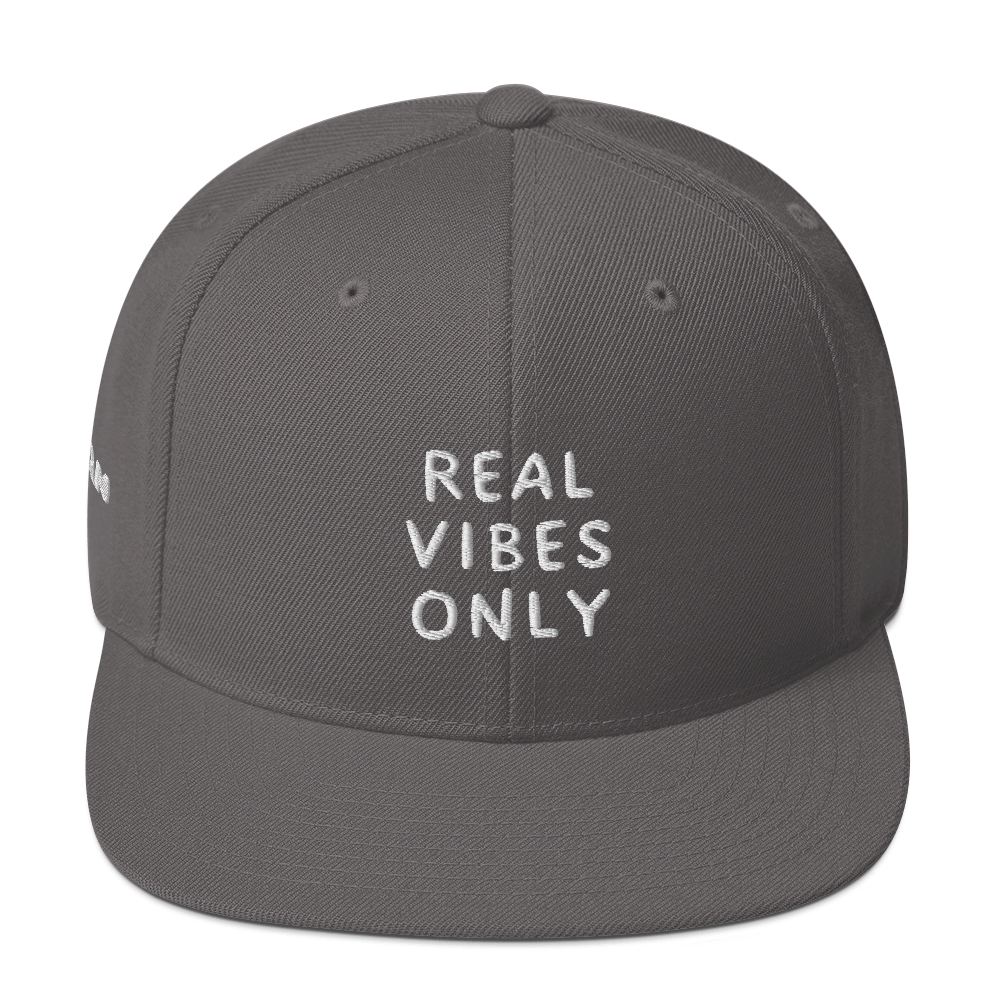 REAL VIBES ONLY | Snapback Hat