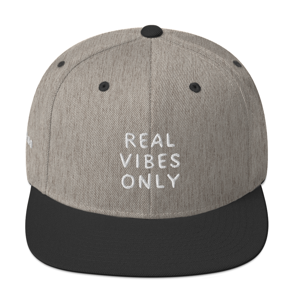 REAL VIBES ONLY | Snapback Hat