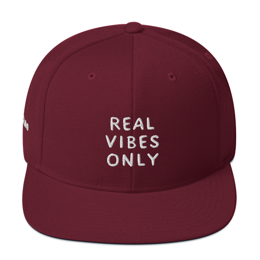 REAL VIBES ONLY | Snapback Hat