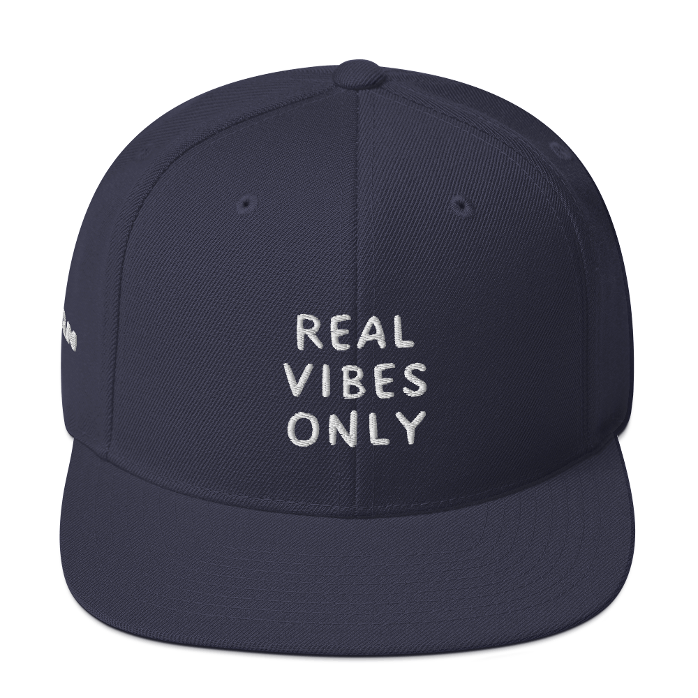 REAL VIBES ONLY | Snapback Hat