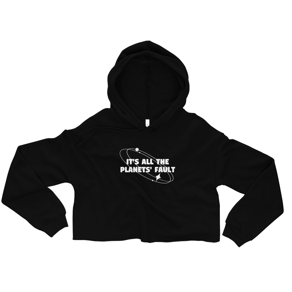 PLANETS' FAULT | Women's Cropped Hoodie
