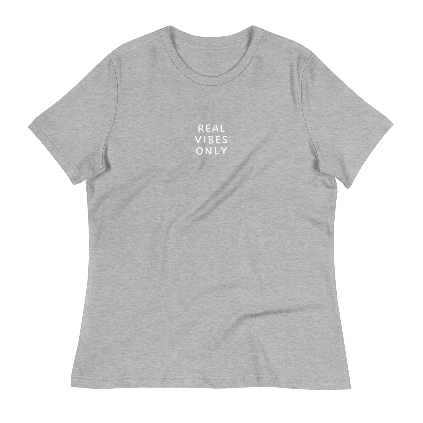 REAL VIBES ONLY | Women's Relaxed T-Shirt