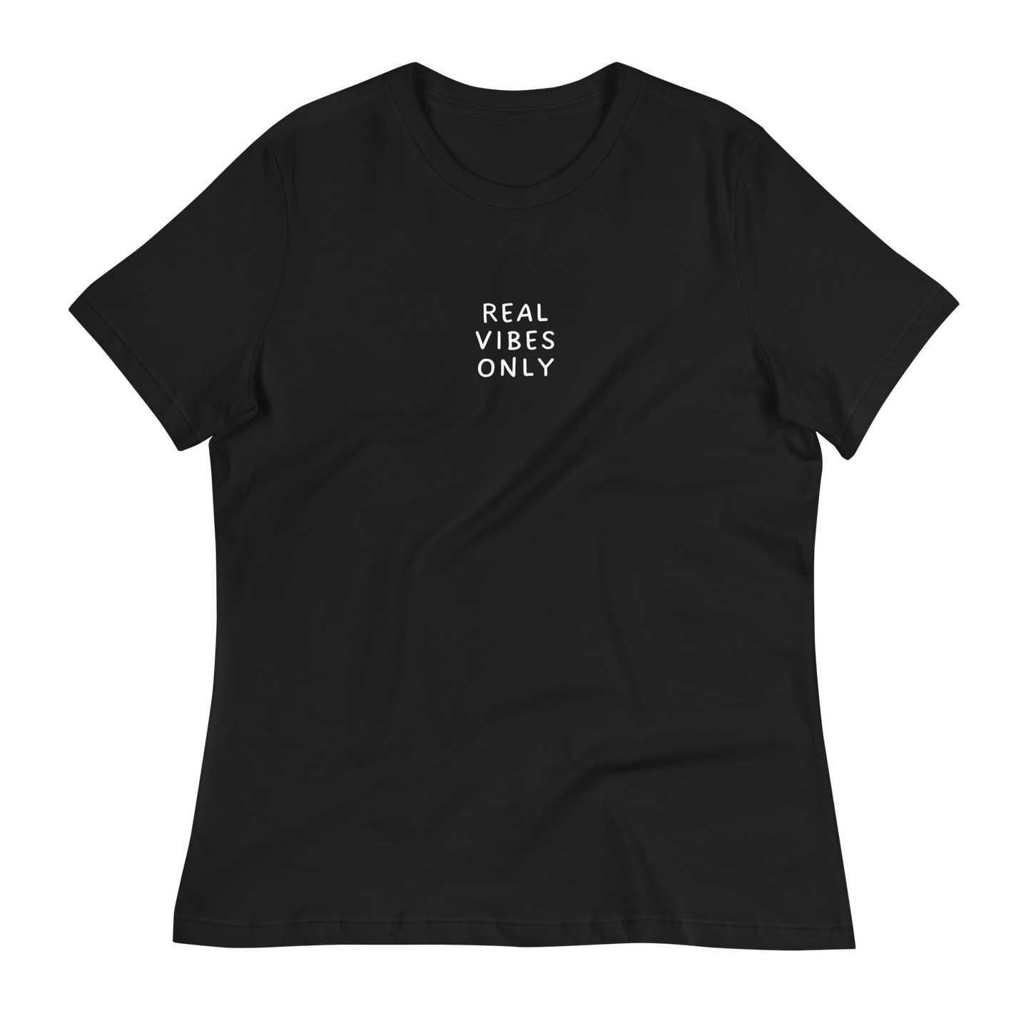 REAL VIBES ONLY | Women's Relaxed T-Shirt