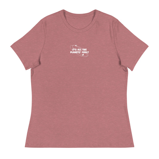 PLANETS' FAULT | Women's Relaxed T-Shirt