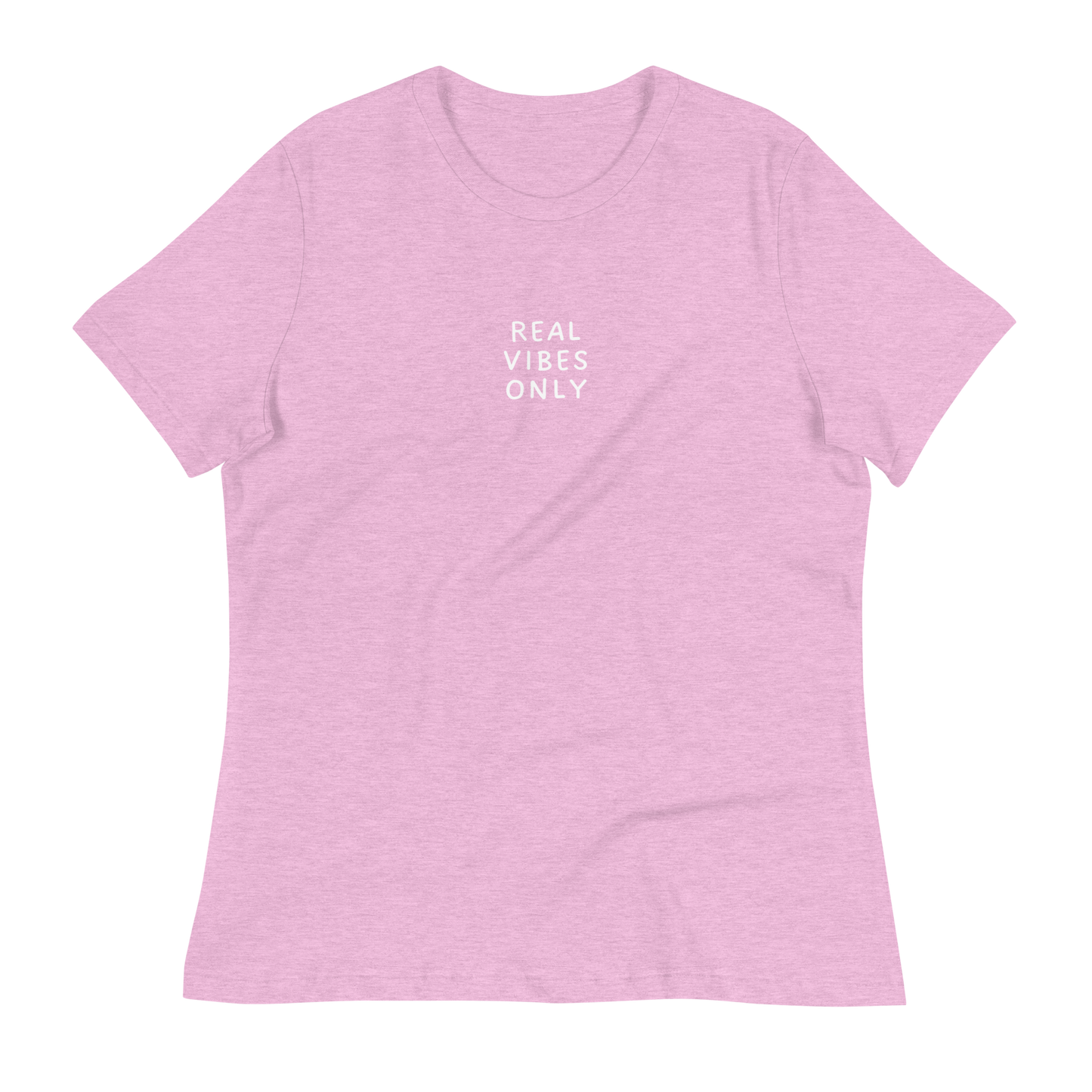 REAL VIBES ONLY | Women's Relaxed T-Shirt