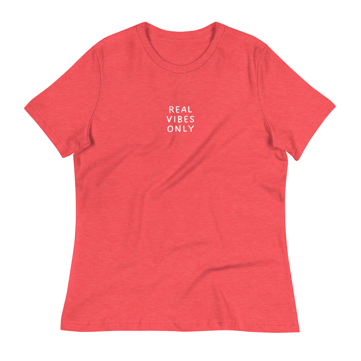 REAL VIBES ONLY | Women's Relaxed T-Shirt